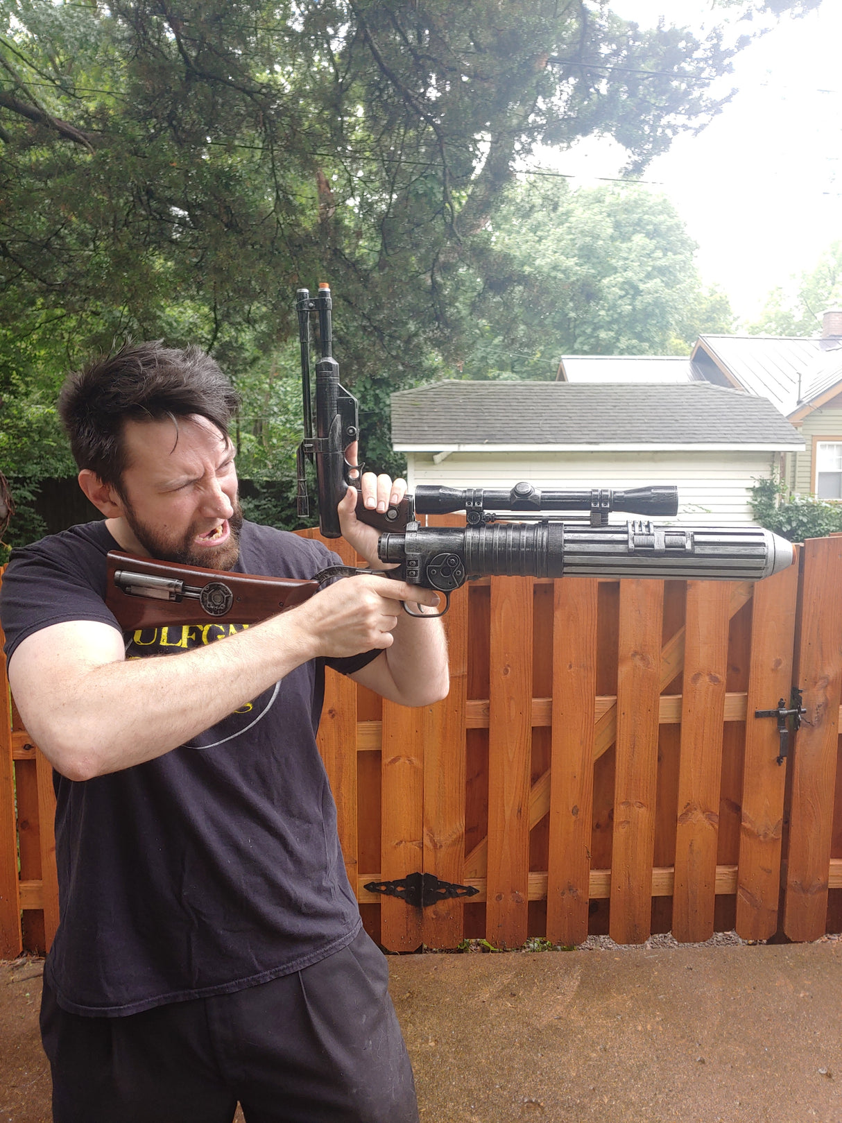 Boba Fett Premium Blaster Prop Set - Fully Finished Props with Case