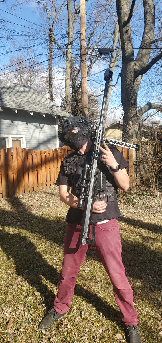 Real sniper rifle(from a .50 cal. machine gun)  Halo Costume and Prop  Maker Community - 405th