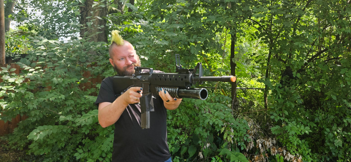 Scarface M16 A2 with Under Barrel Launcher Film Quality Costume Display Prop