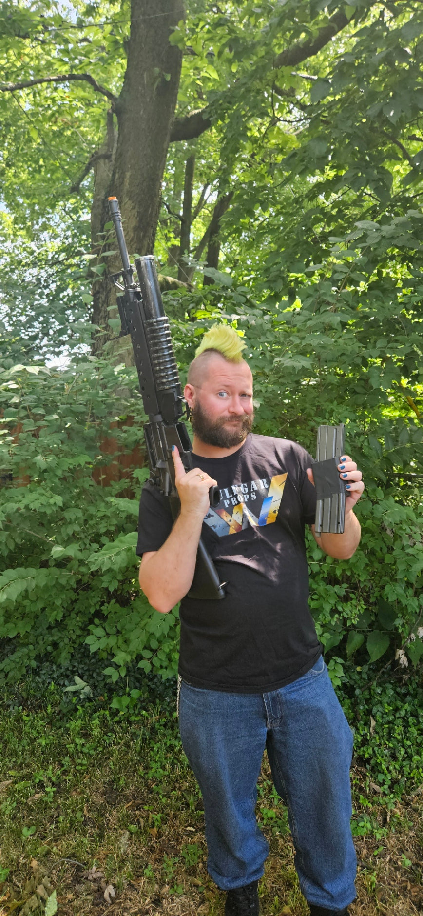 Scarface M16 A2 with Under Barrel Launcher Film Quality Costume Display Prop