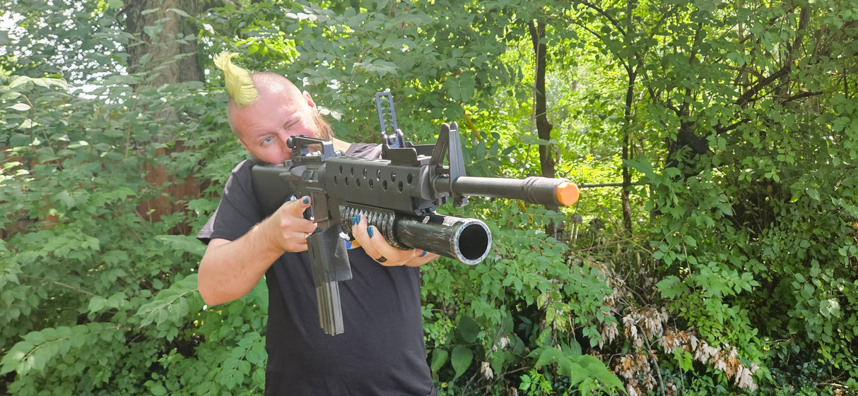 Scarface M16 A2 with Under Barrel Launcher Film Quality Costume Display Prop