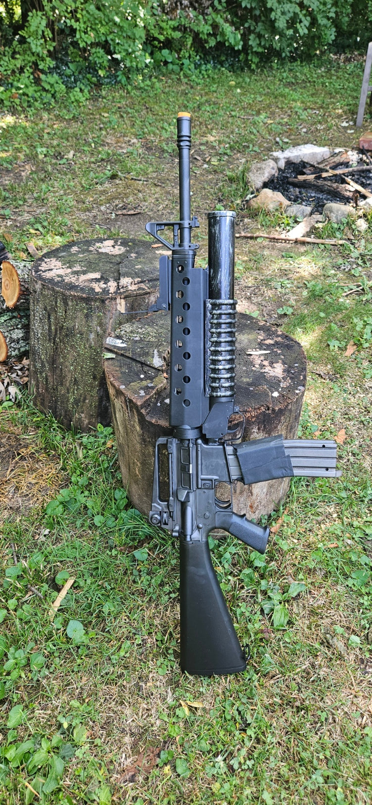 Scarface M16 A2 with Under Barrel Launcher Film Quality Costume Display Prop