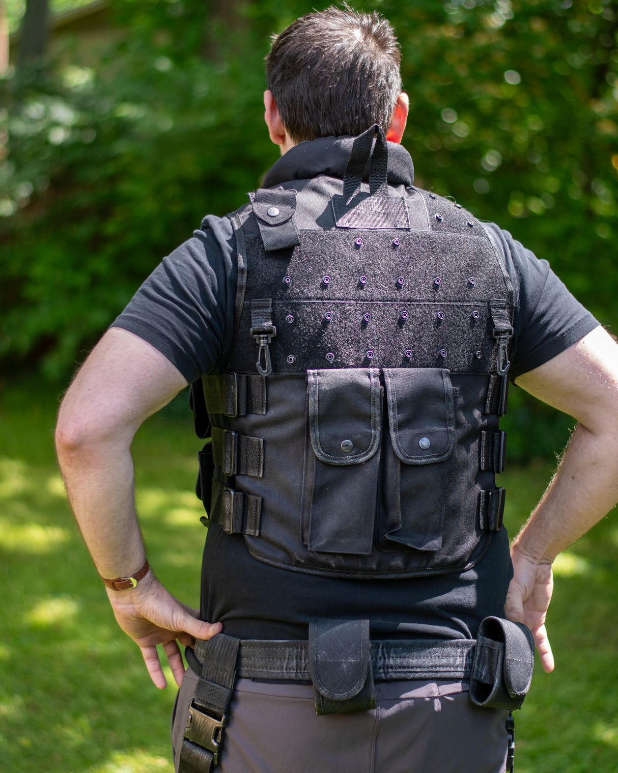 Red Hood Inspired Padded Collar Tac Vest Cosplay