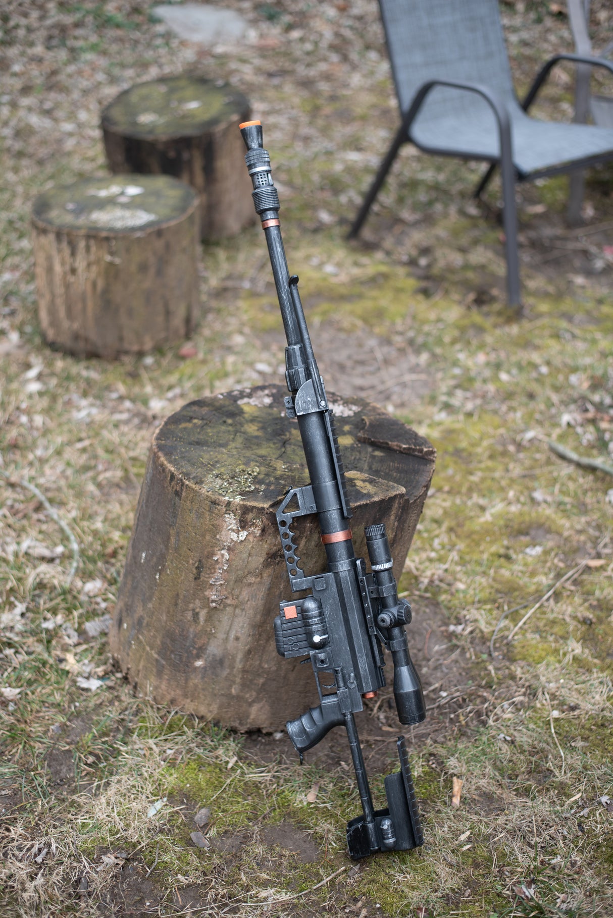Sci-fi Sniper Blaster Prop (ORIGINAL WP CUSTOM DESIGN)