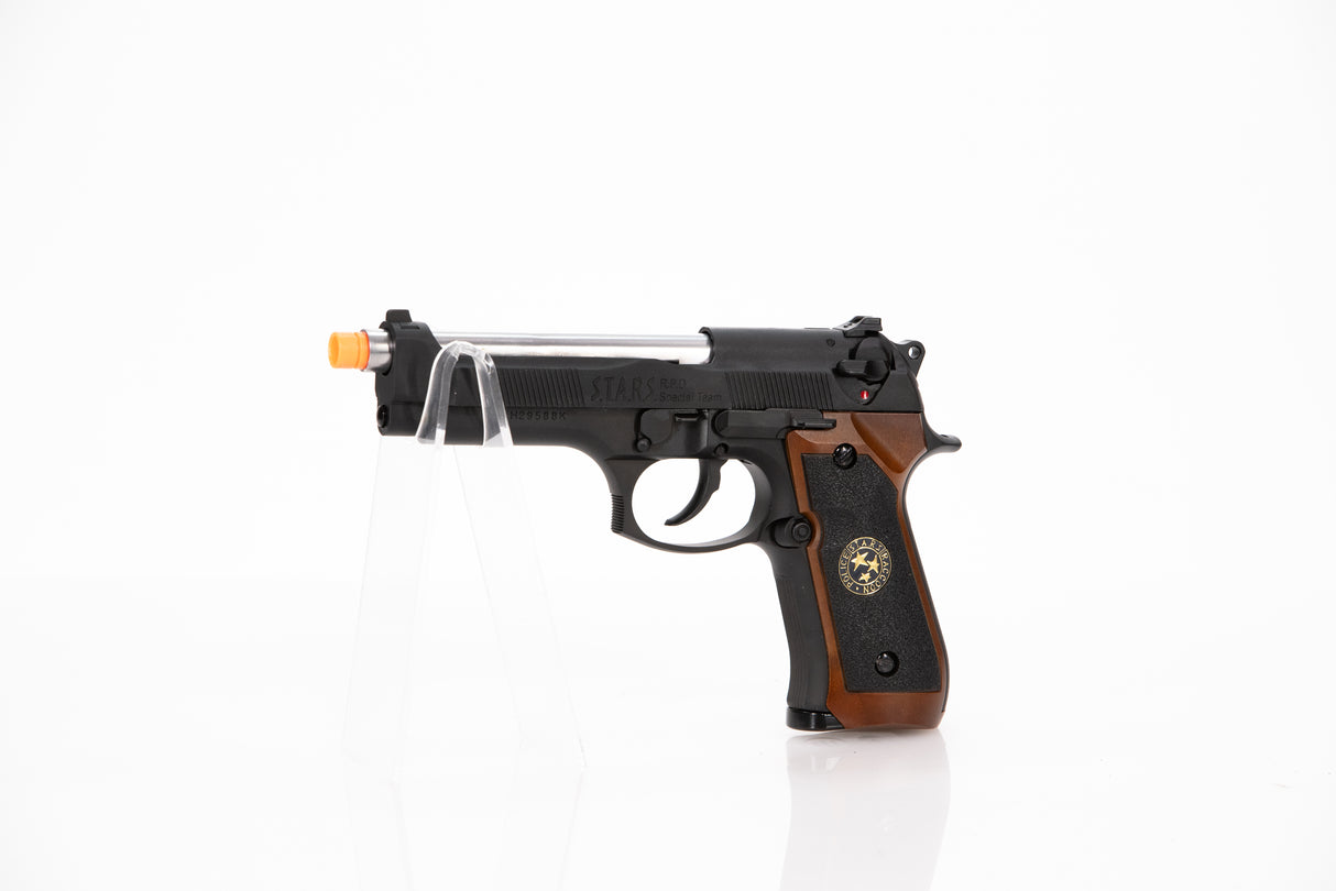 (check inventory) S.T.A.R.S. Valentine Blowback M9 Fake Film Costume Prop - Wulfgar Props