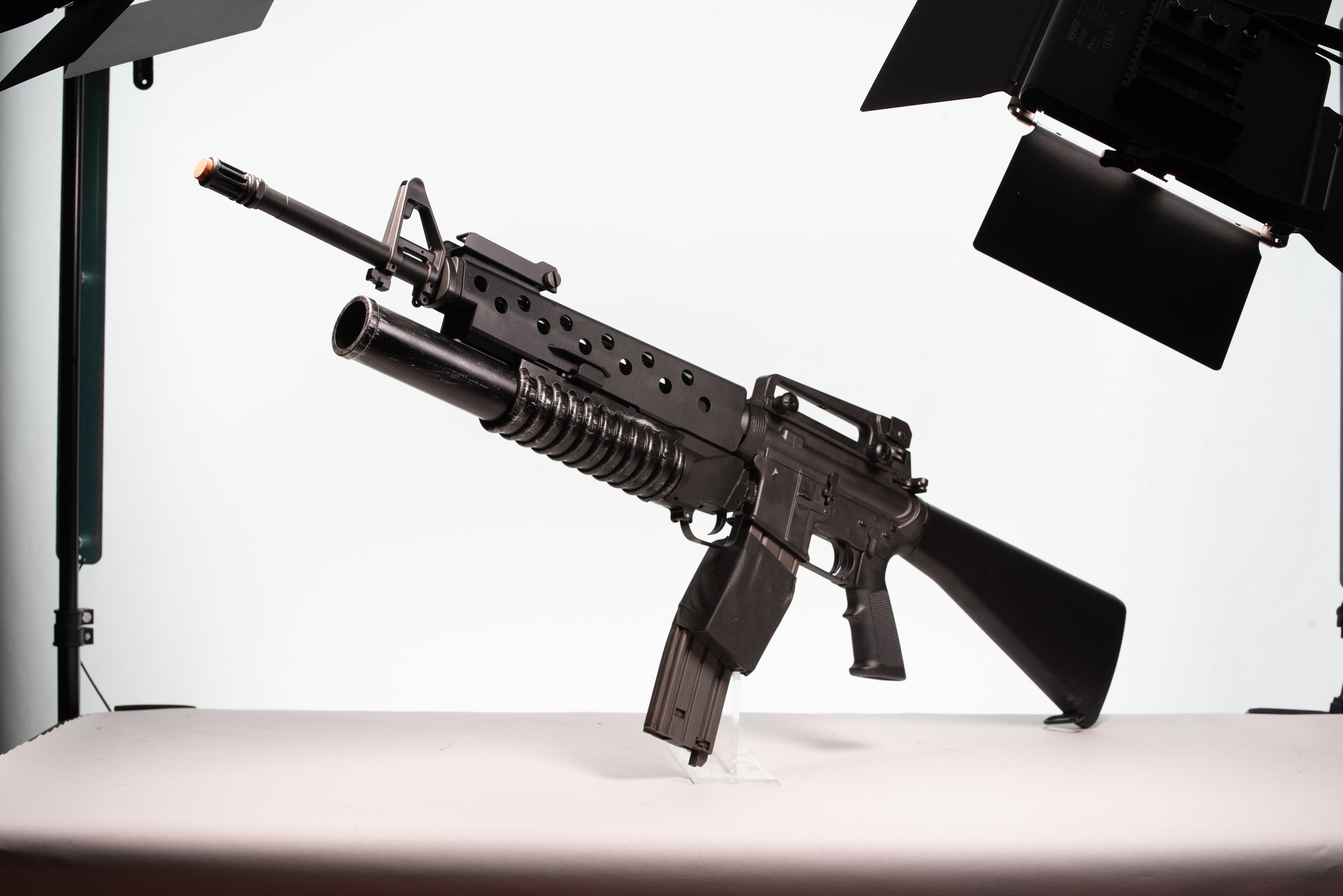 [美品 レア] 映画プレデター M16A1 アサルトライフル 完成品 The Predator Billy style M16 / 映画『プレデター』ビリー M16