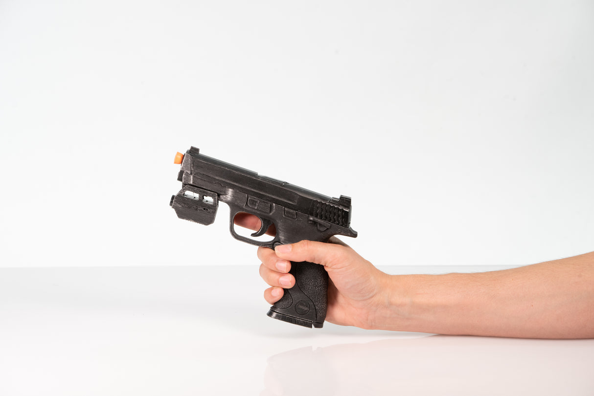 Wong Underbarrel Pistol Fake Film Costume Prop