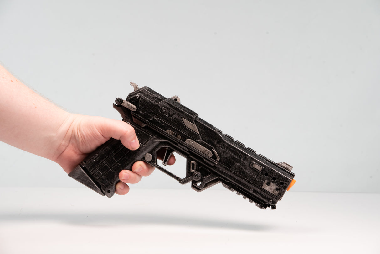 Savage Blaster Pistol Prop - Futuristic Costume Gun