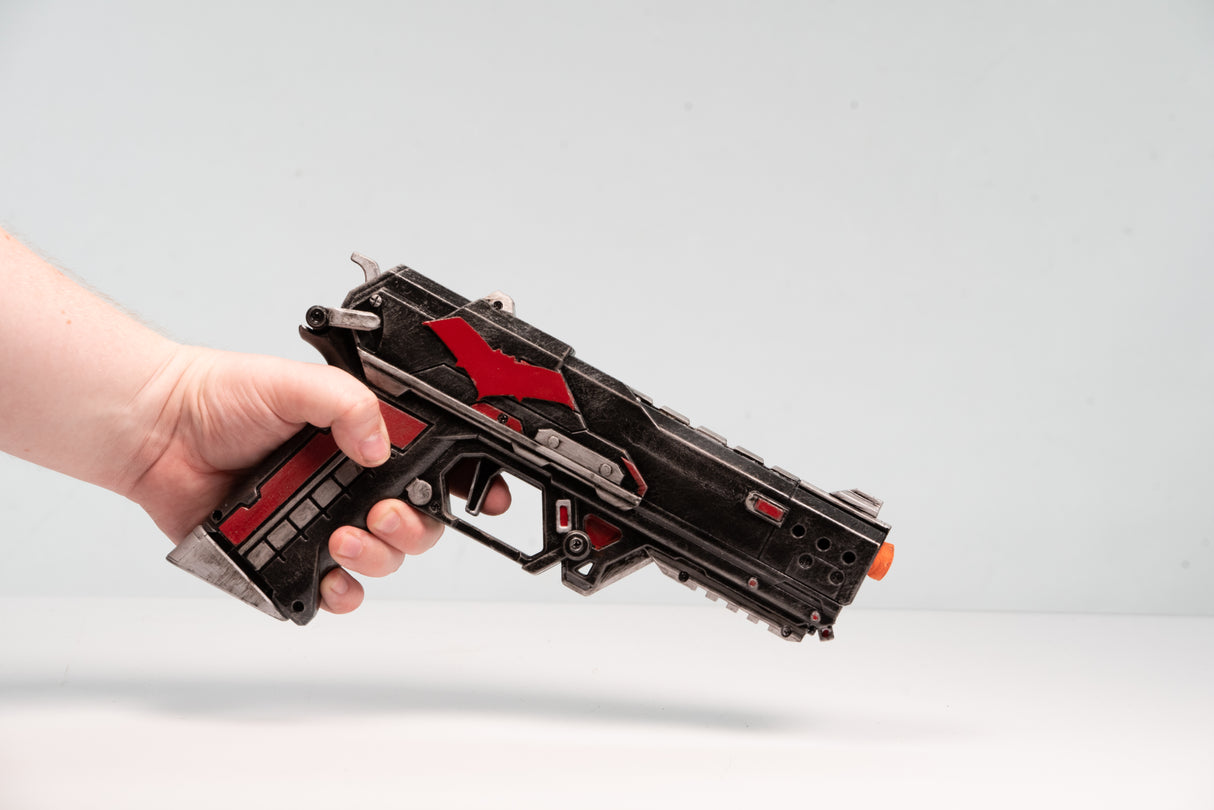 Red Hood Blaster Premium Costume Display Prop