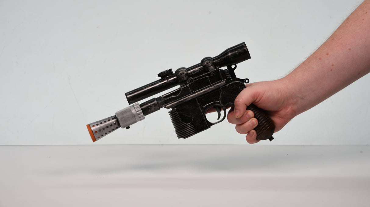 Smuggler Blaster Prop - Premium Metal Frame
