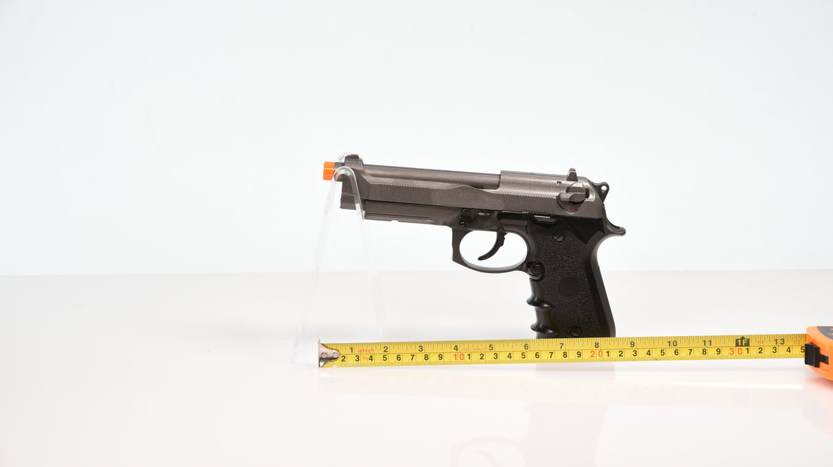 Gun Metal Top Blowback M9 Fake Film Costume Prop