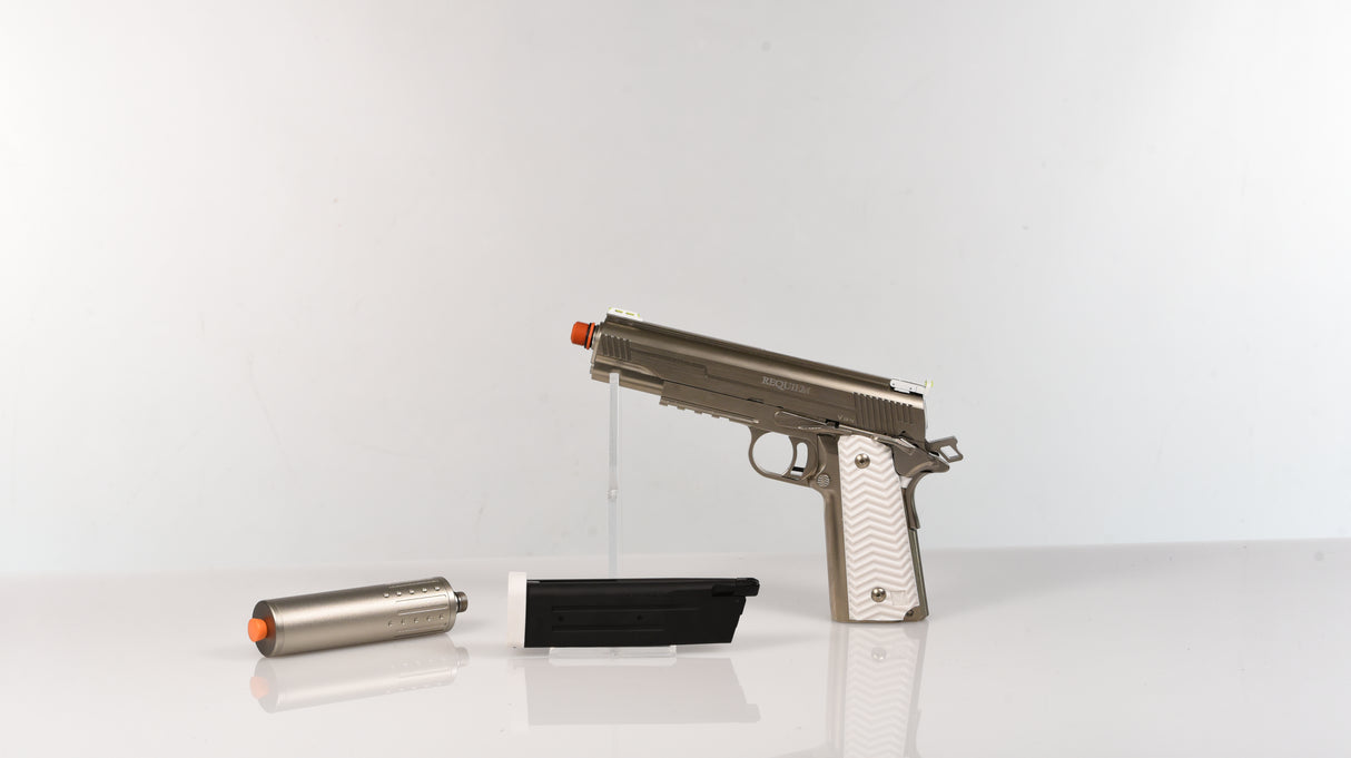 Requiem Blowback Action 1911 With Silencer Prop