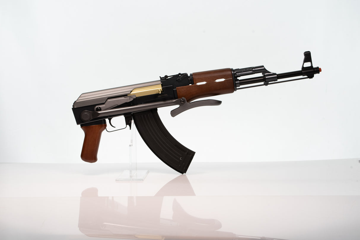 AK-47 Metal w/ Folding Stock Fake Rifle Cosplay Prop