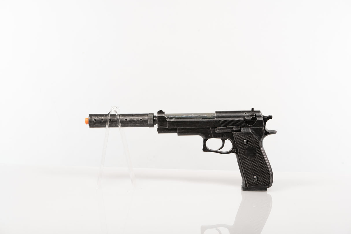 Silenced 9mm Pistol - Costume Prop Cosplay Replica Gun - Wulfgar Props