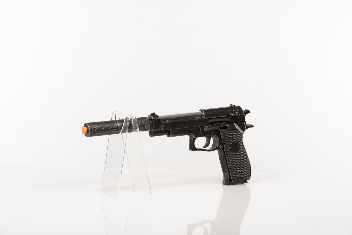 Silenced 9mm Pistol - Costume Prop Cosplay Replica Gun - Wulfgar Props