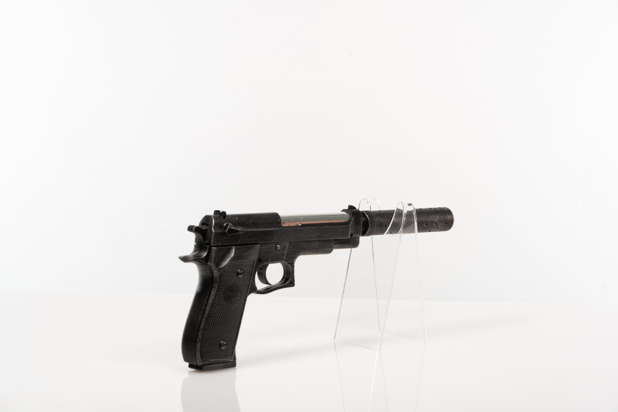Silenced 9mm Pistol - Costume Prop Cosplay Replica Gun - Wulfgar Props