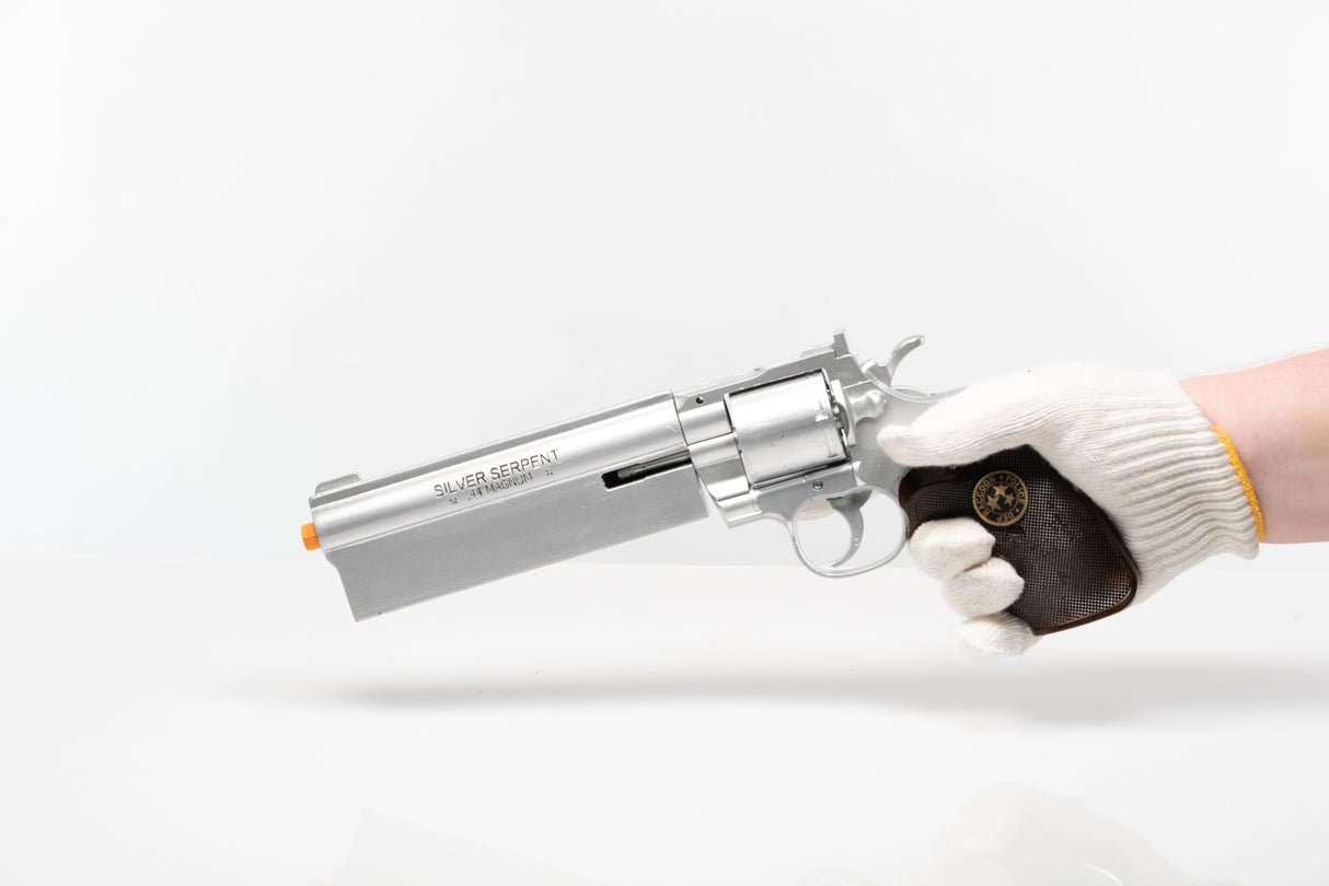 Silver Serpent Revolver Prop - Wulfgar Props