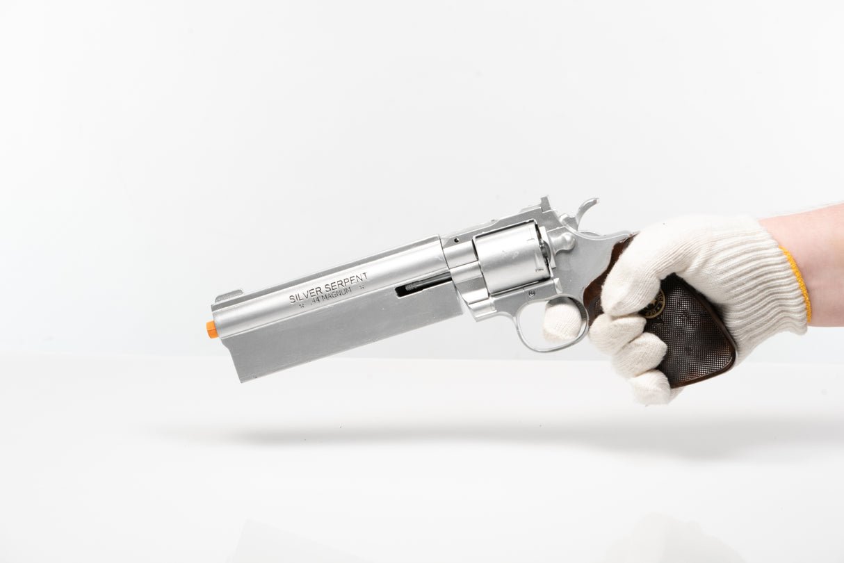 Silver Serpent Revolver Prop - Wulfgar Props