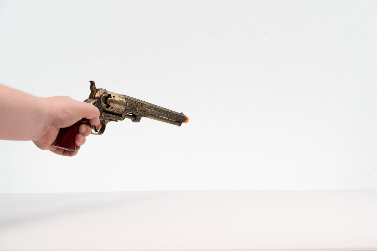 Steampunk Revolver Prop - Wulfgar Props