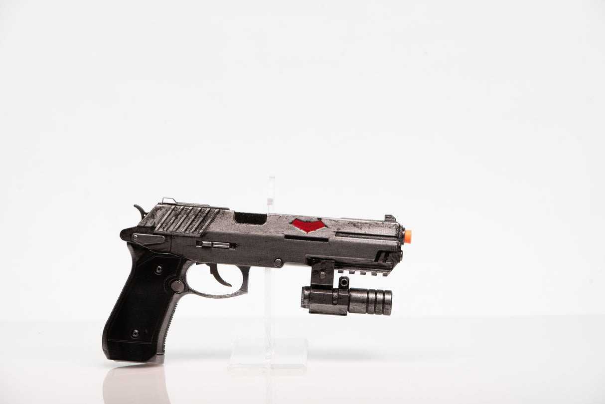 Red Hood Rebirth Pistol Fake Film Costume Prop