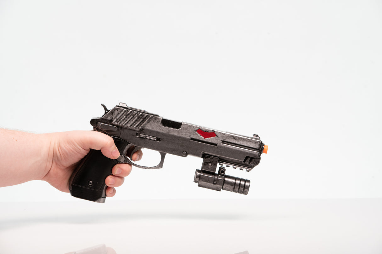 Red Hood Rebirth Pistol Fake Film Costume Prop