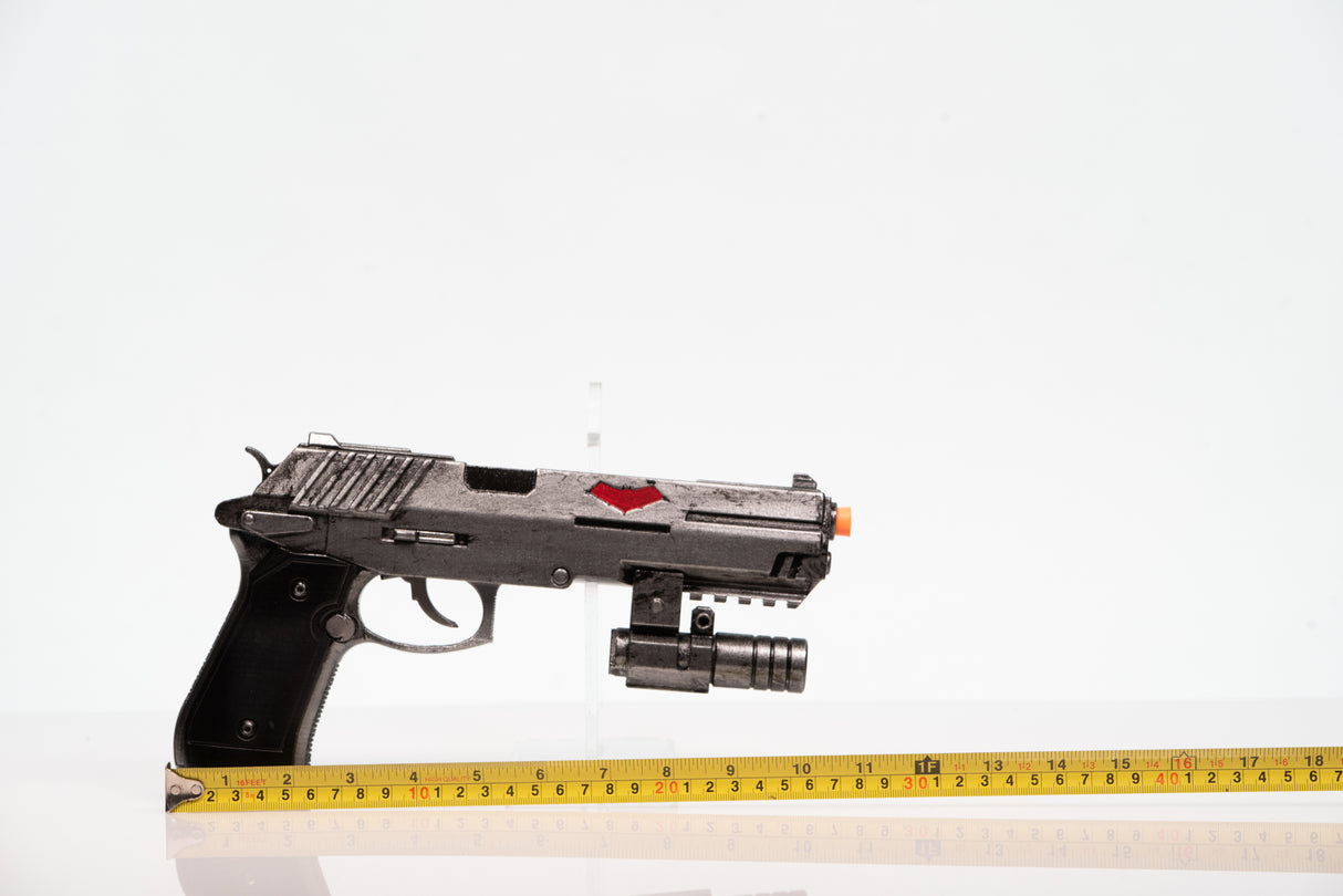 Red Hood Rebirth Pistol Fake Film Costume Prop