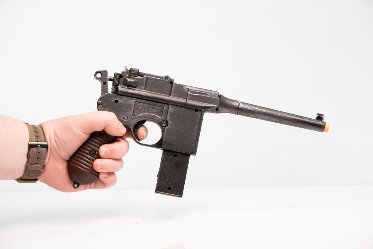 Mauser Full Size Costume Pistol Prop - Wulfgar Props