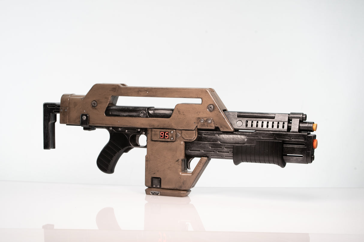 Aliens Pulse Rifle Nerf Repaint Prop