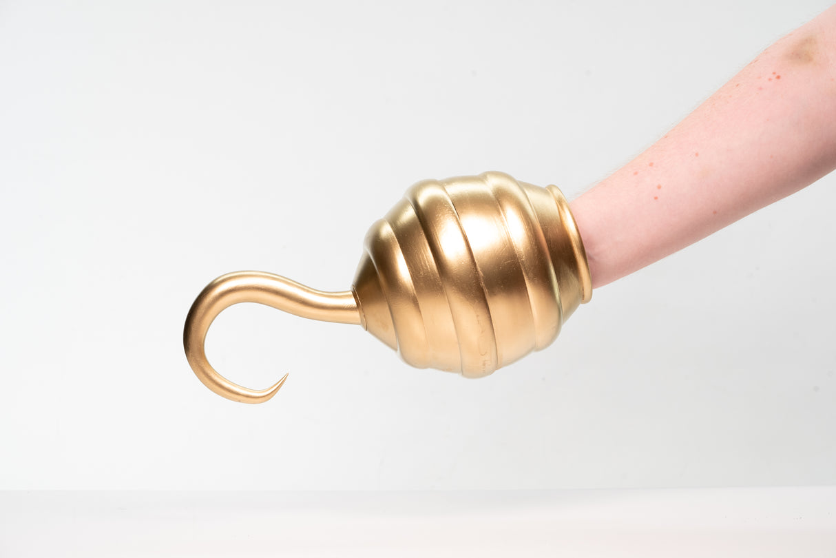 Croc Hand One Piece Hook and Knife Costume and Display Prop