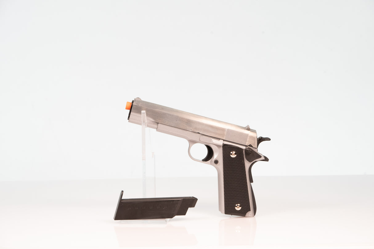 Shiny Top Standard Metal M1911 Film Costume Prop