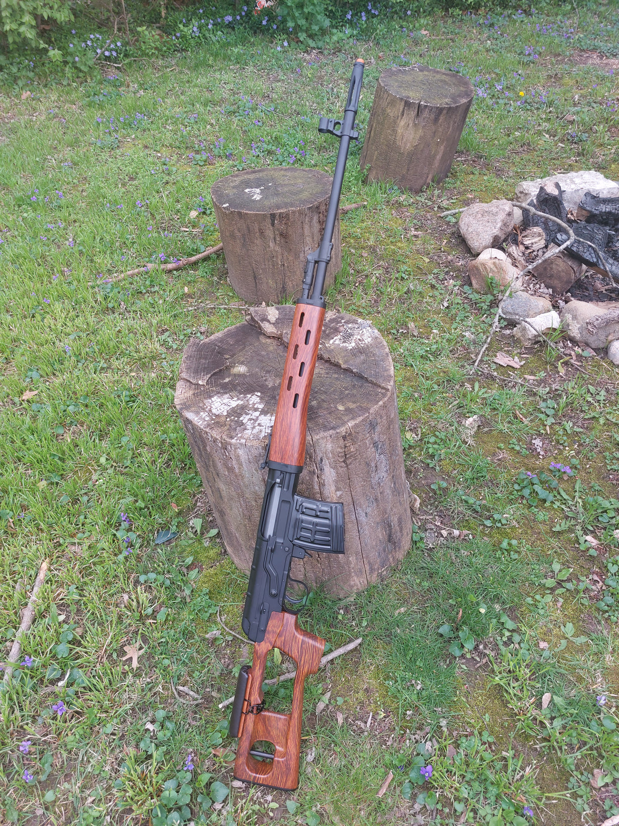 Classic Wooden Dragunov Sniper Rifle Prop