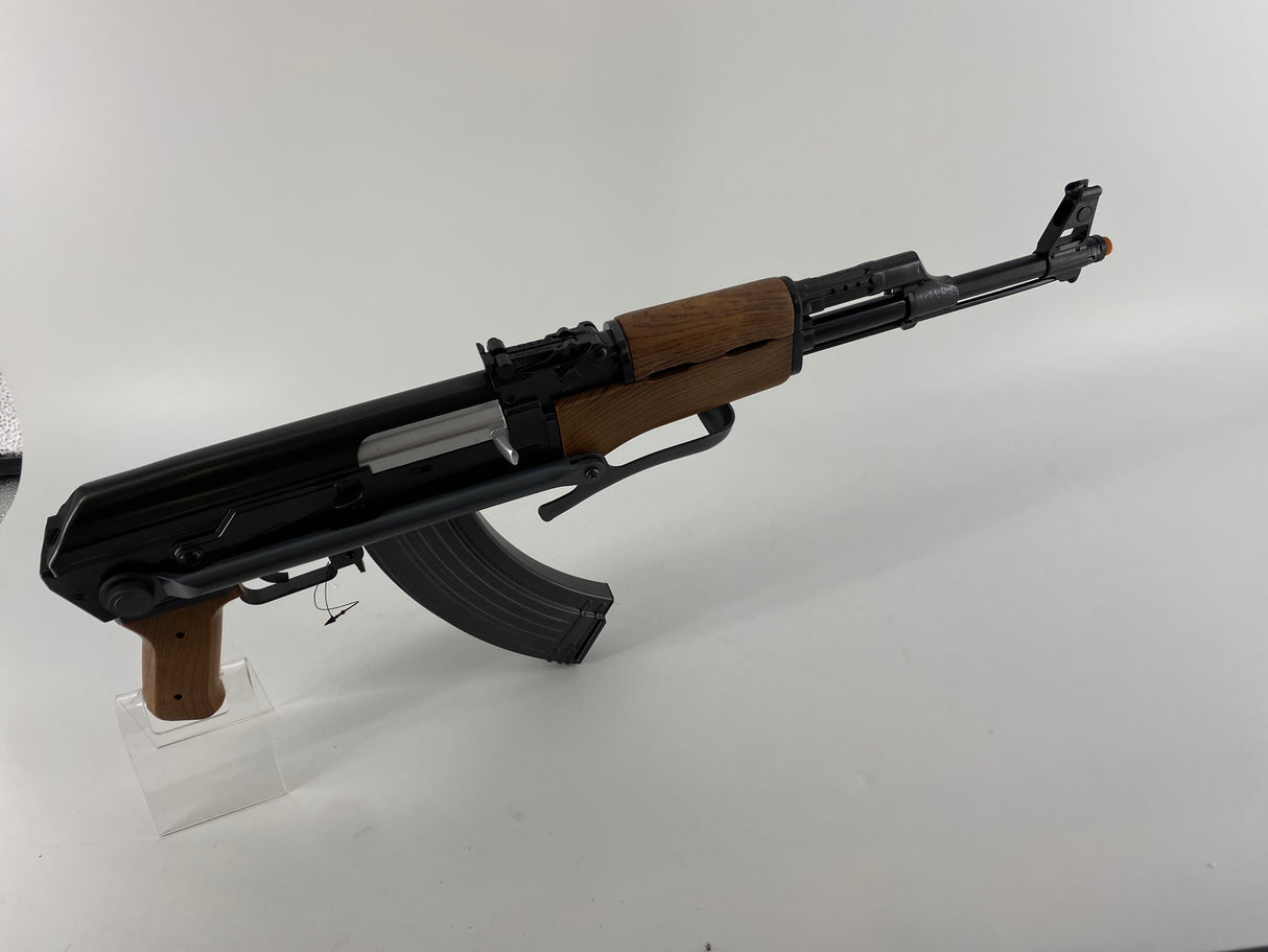 AK-47 Metal w/ Folding Stock Fake Rifle Cosplay Prop
