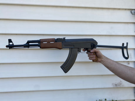 AK-47 Metal w/ Folding Stock Fake Rifle Cosplay Prop