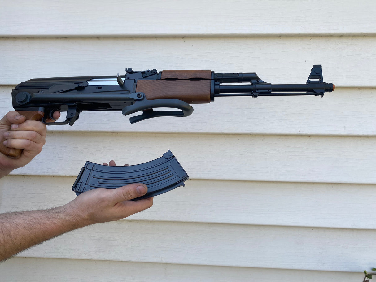 AK-47 Metal w/ Folding Stock Fake Rifle Cosplay Prop