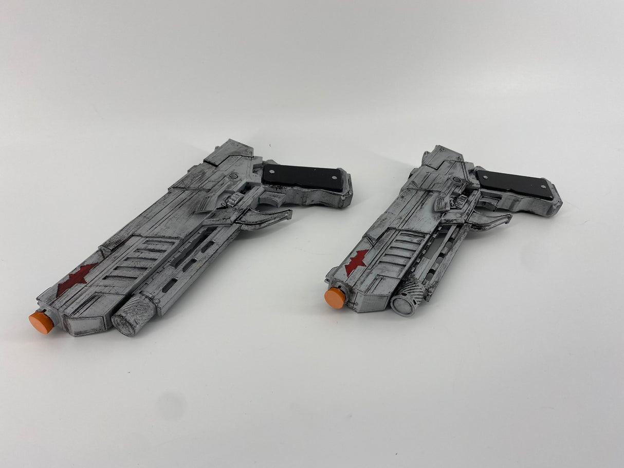 Arkham Knight Red Hood Pistol Set - Wulfgar Weapons & Props