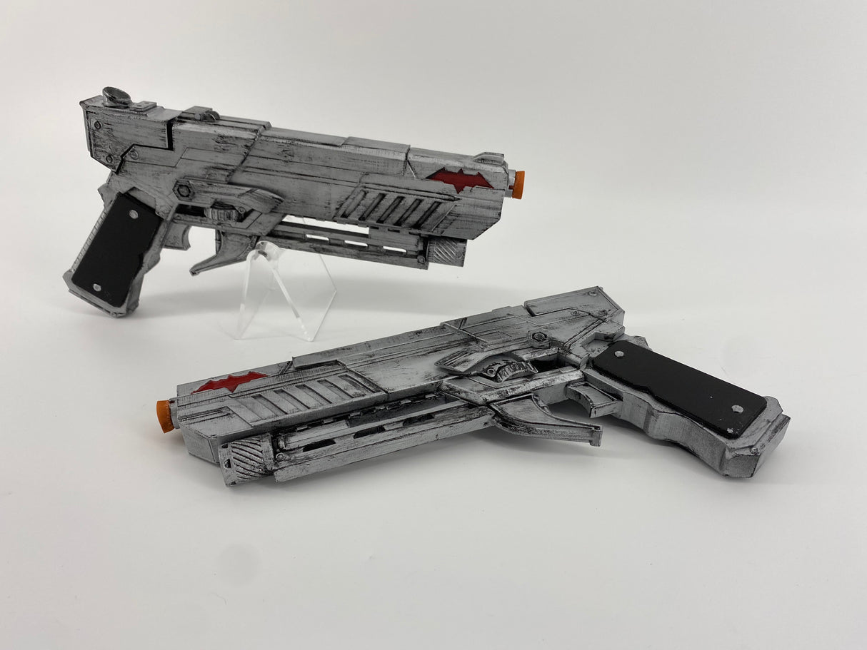 Arkham Knight Red Hood Pistol Set - Wulfgar Weapons & Props