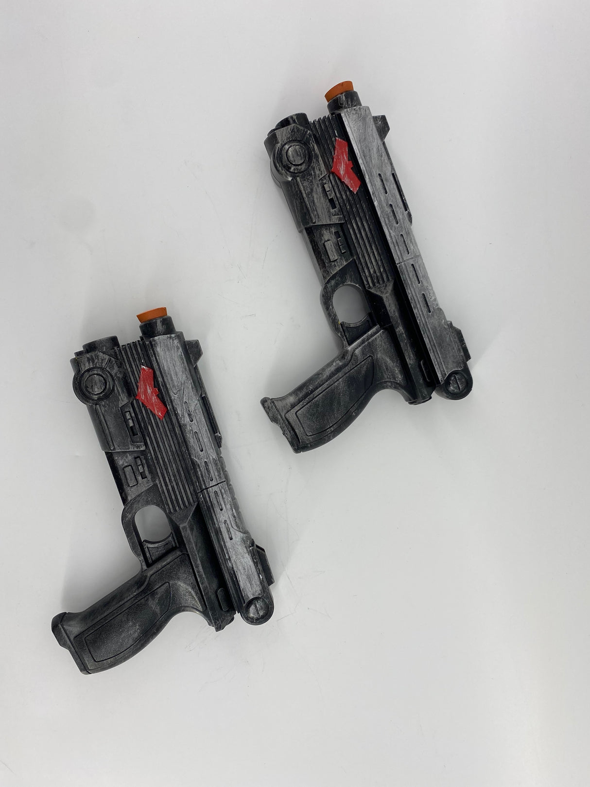 Classic Style - Red Hood Dual Pistols w/ Belt & Holsters Props - Wulfgar Props
