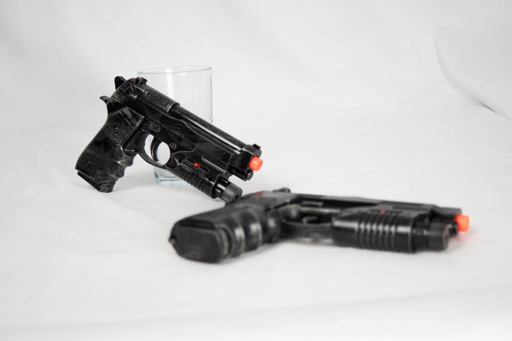 9mm Laser Sight Pistol Prop - Wulfgar Weapons & Props