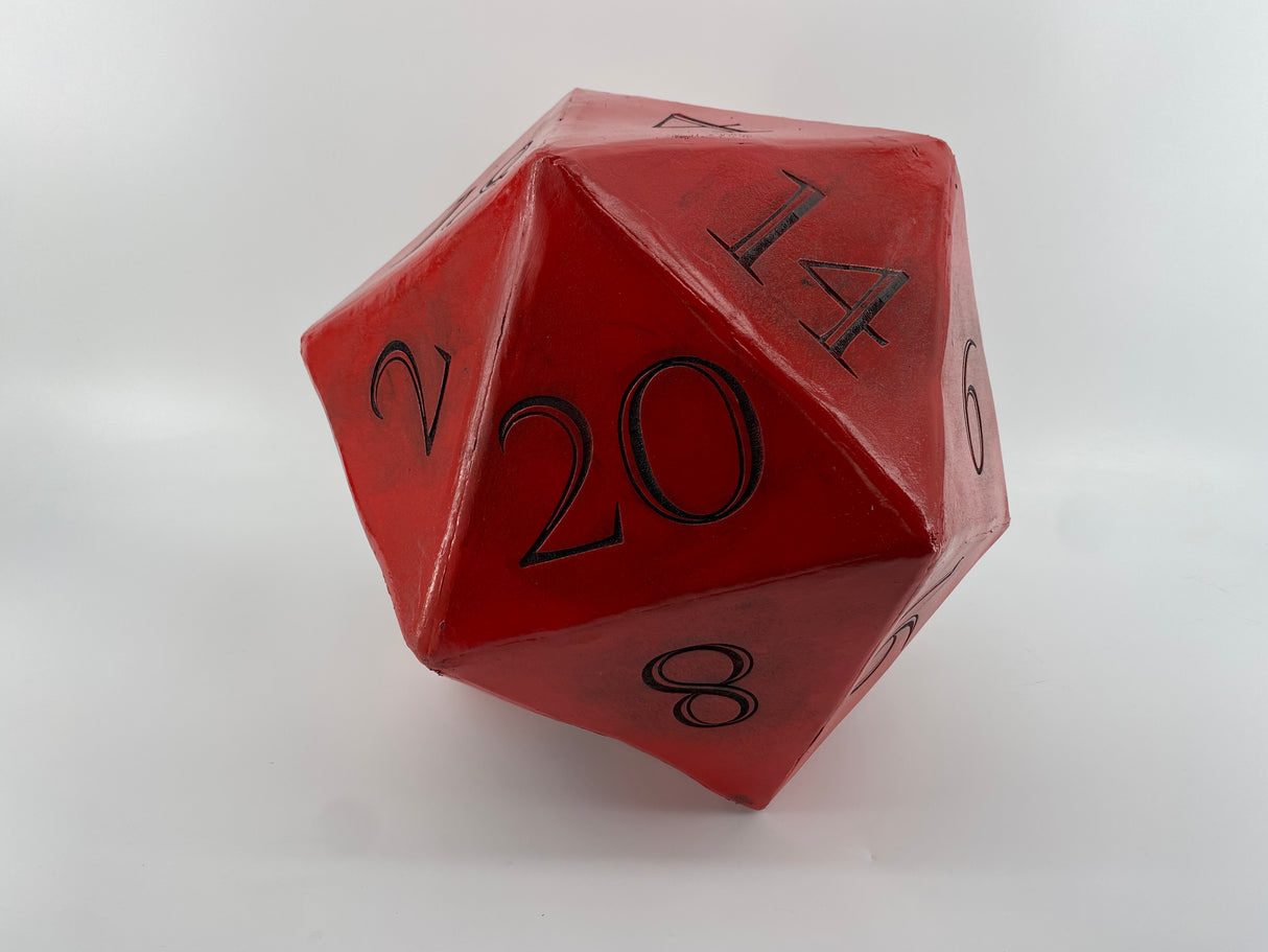 Giant D20 Die - Wulfgar Weapons & Props