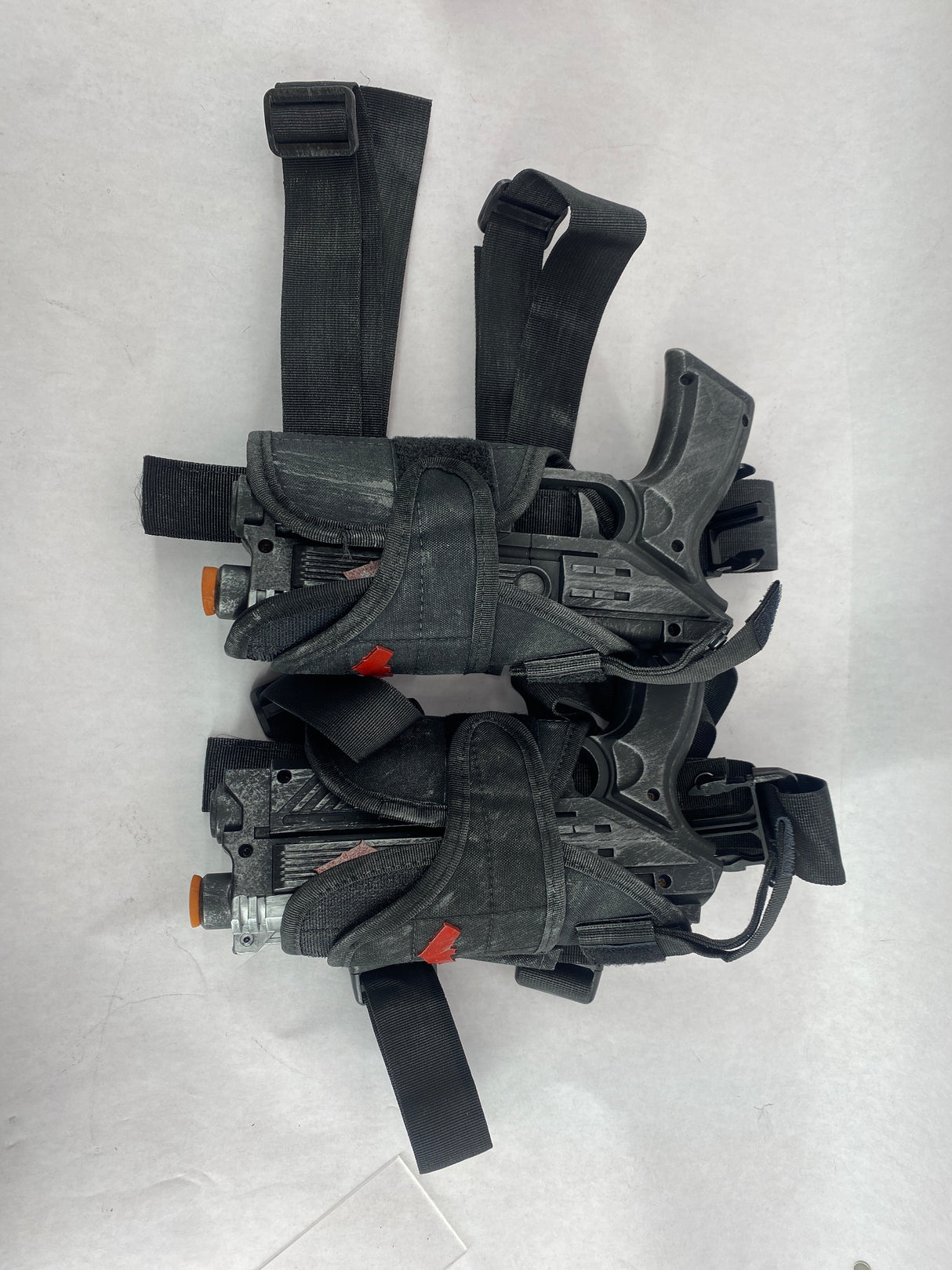 Classic Style - Red Hood Dual Pistols w/ Belt & Holsters Props - Wulfgar Props