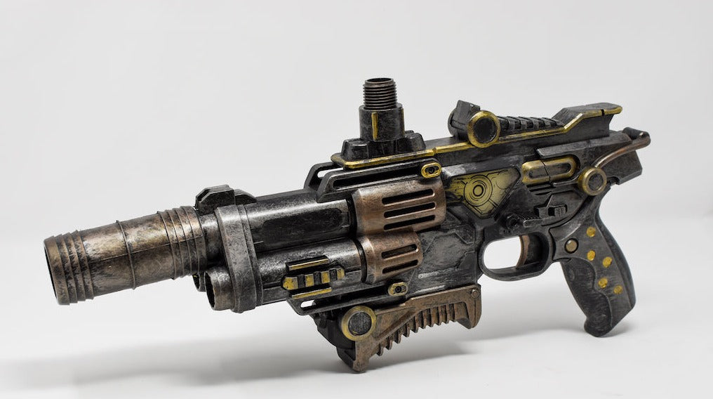 Light up Steampunk Pistol Prop - Wulfgar Weapons & Props
