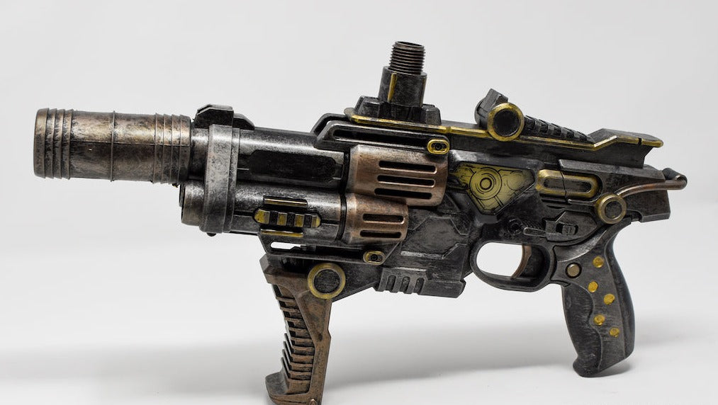 Light up Steampunk Pistol Prop - Wulfgar Weapons & Props