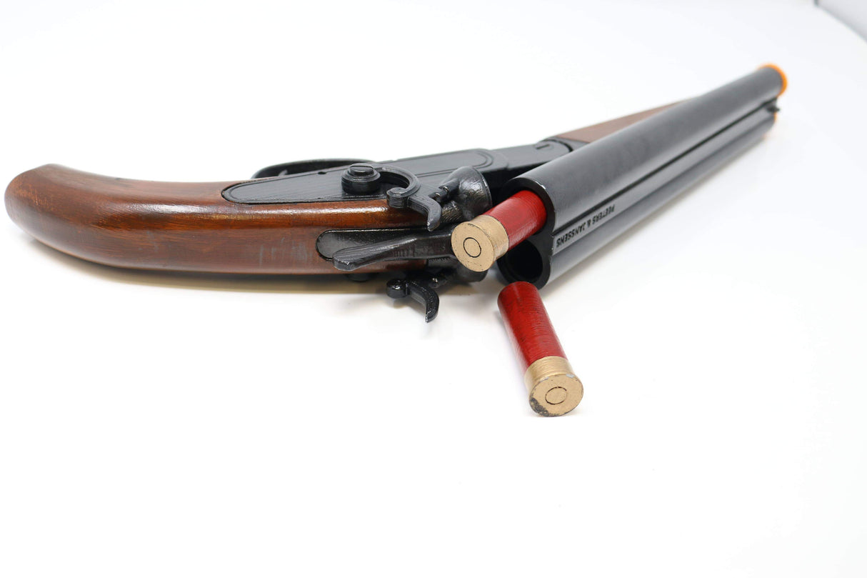 Western Double Barrel Saw'd-Off Shotgun Prop - Plastic Premium Quality