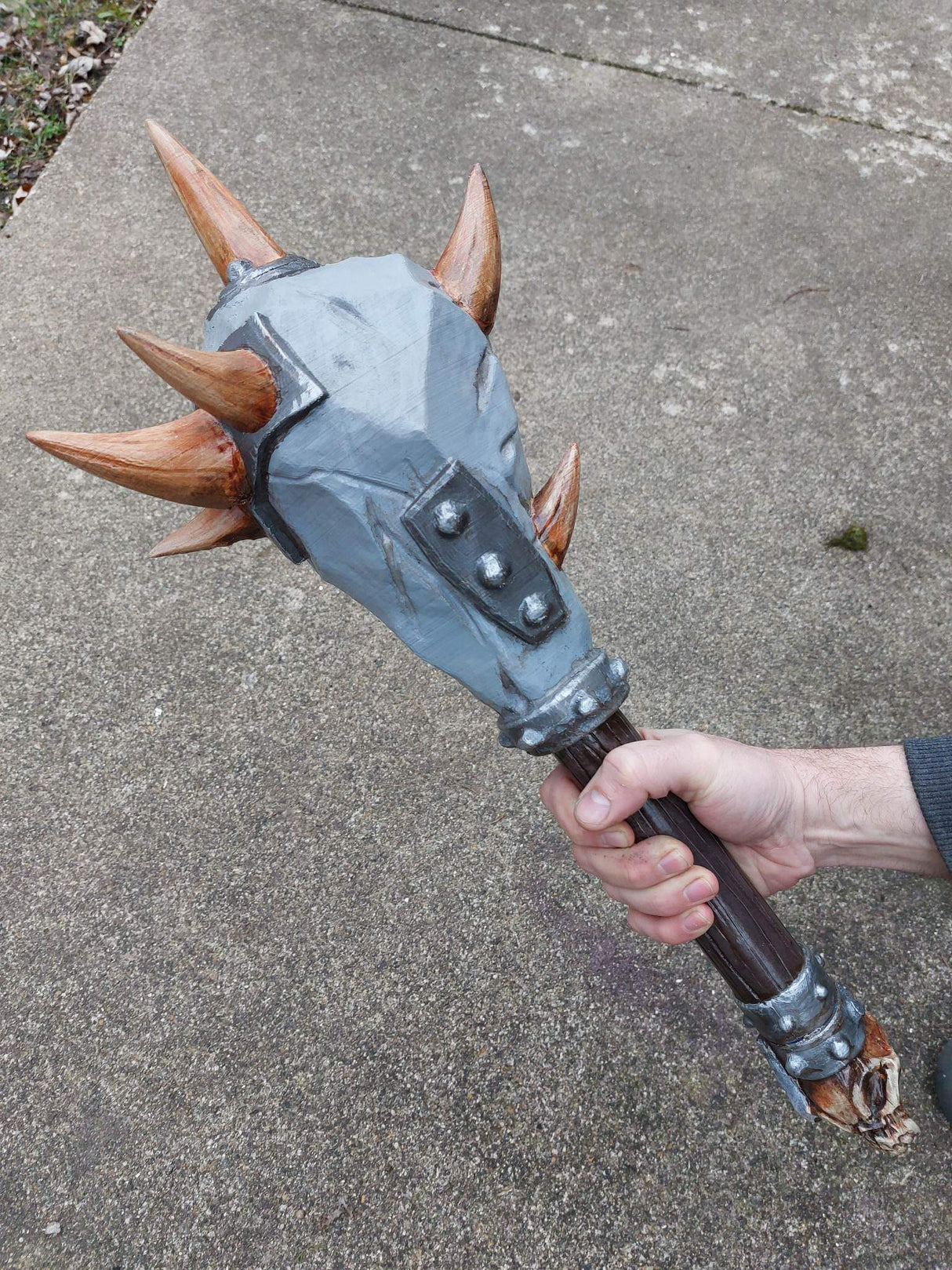 Orc Barbarian Mace Club Prop
