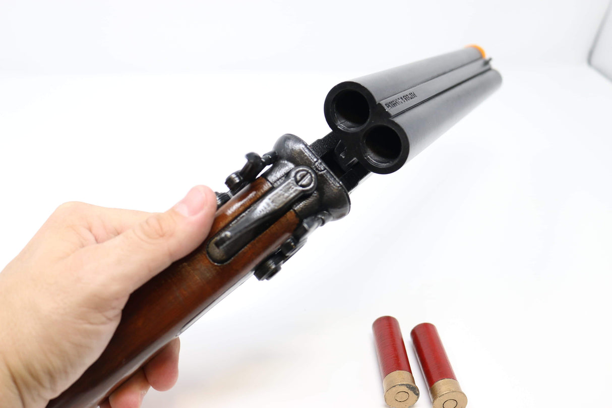 Western Double Barrel Saw'd-Off Shotgun Prop - Plastic Premium Quality