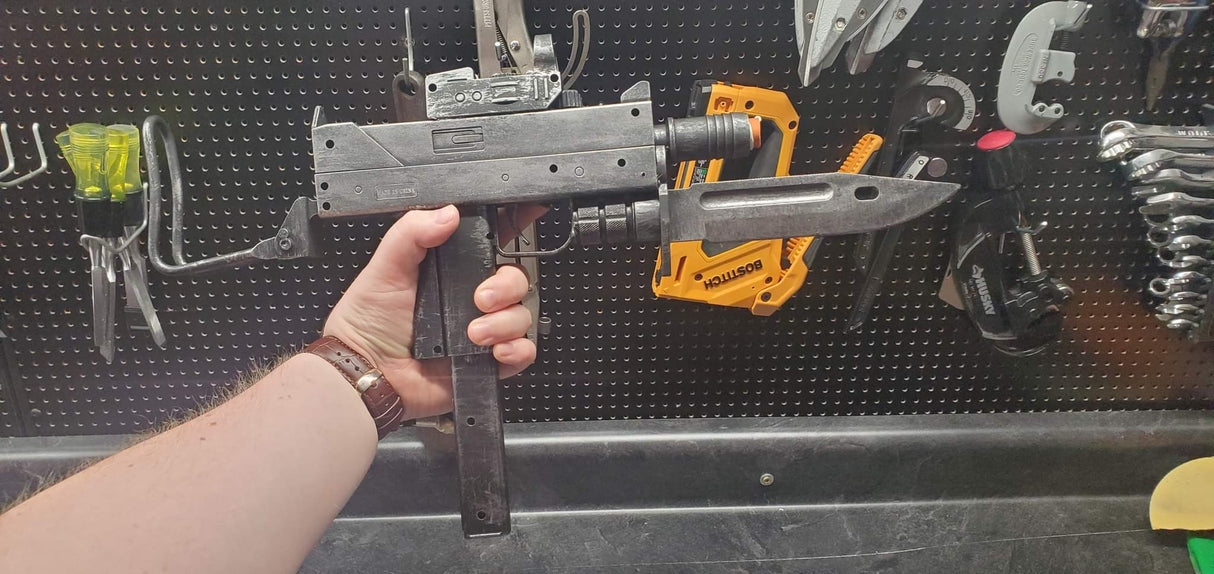 Bladed Domino Mac 10 Costume Prop