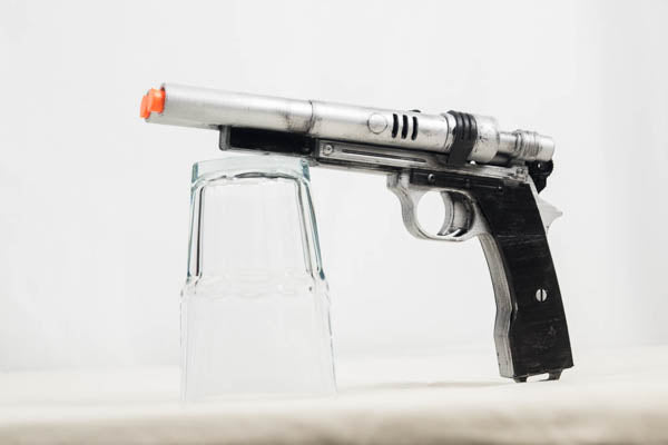 Crimson Dawn Blaster Pistol Prop - Wulfgar Weapons & Props