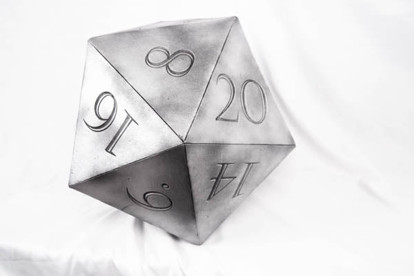 Giant D20 Die - Wulfgar Weapons & Props