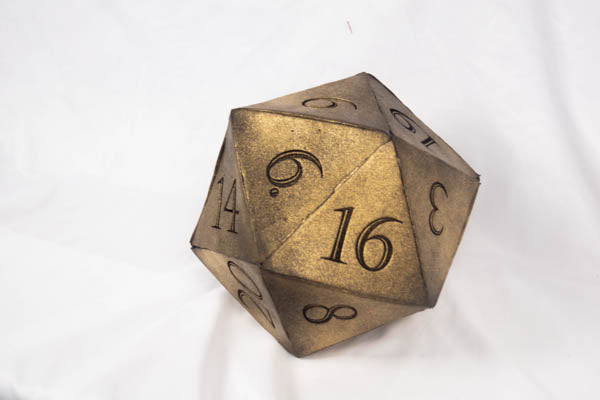 Giant D20 Die - Wulfgar Weapons & Props
