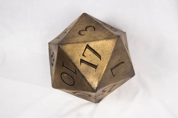 Giant D20 Die - Wulfgar Weapons & Props